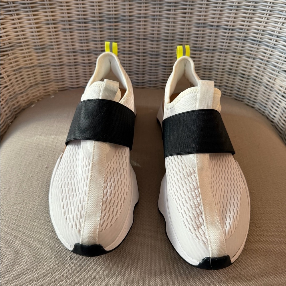 Sorel White and Black Sneakers